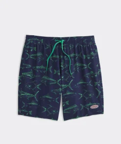 7 Inch Printed Chappy Swim Trunks