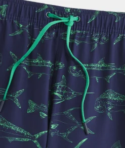 7 Inch Printed Chappy Swim Trunks
