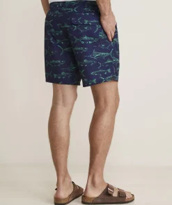 7 Inch Printed Chappy Swim Trunks