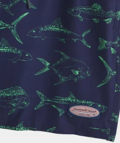 7 Inch Printed Chappy Swim Trunks