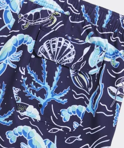 7 Inch Printed Chappy Swim Trunks