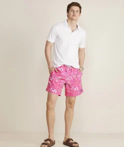 7 Inch Printed Chappy Swim Trunks