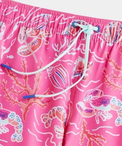 7 Inch Printed Chappy Swim Trunks