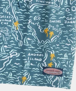 7 Inch Printed Chappy Swim Trunks