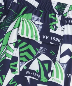 7 Inch Printed Chappy Swim Trunks