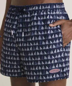 5 Inch Printed Chappy Swim Trunks
