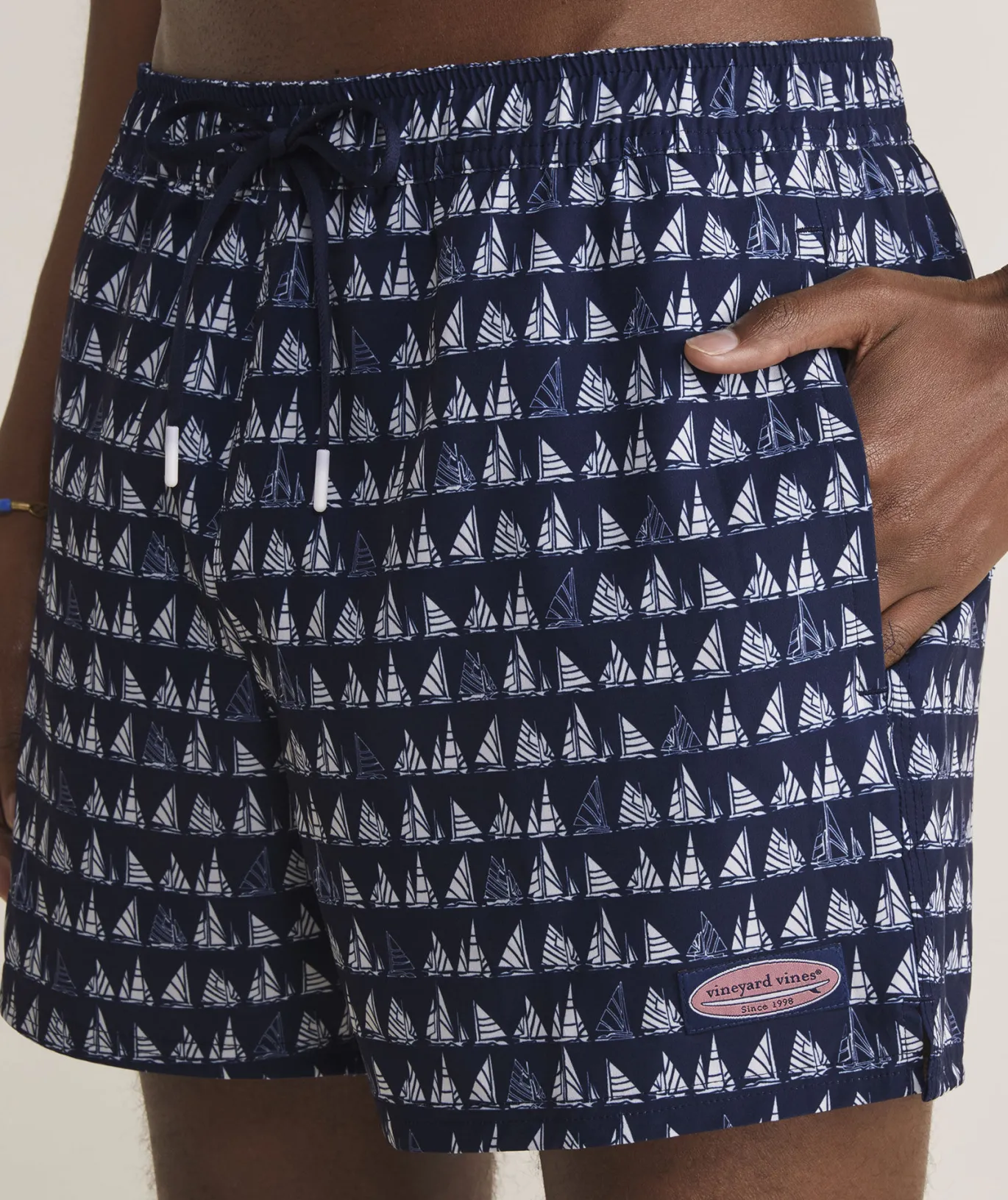5 Inch Printed Chappy Swim Trunks