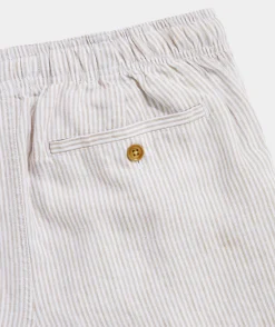 7 Inch Pull-On Linen Shorts
