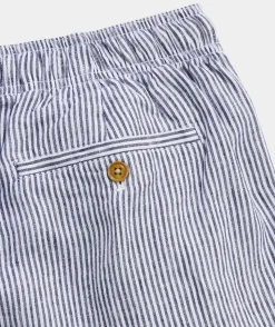 7 Inch Pull-On Linen Shorts