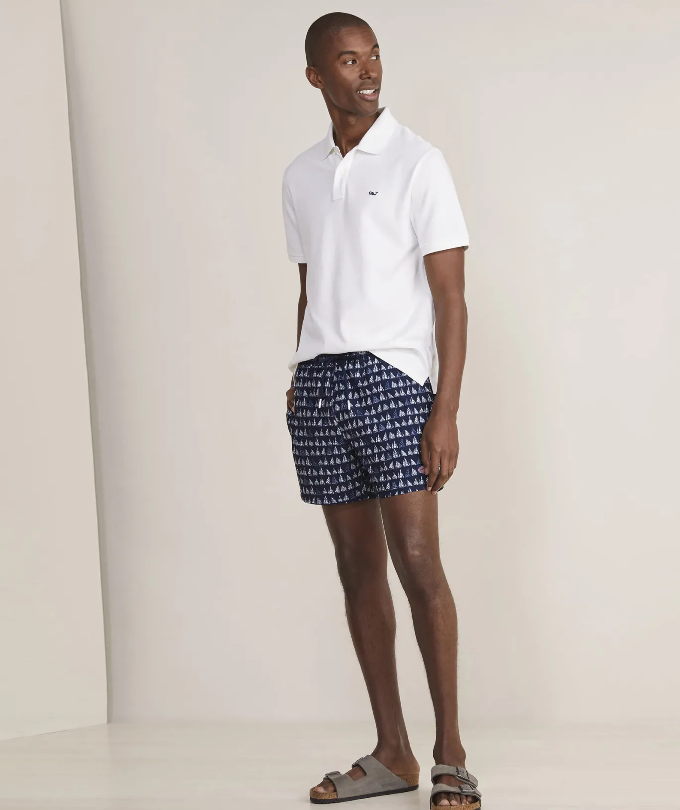 7 Inch Solid Chappy Swim Trunks
