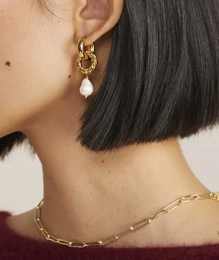 Bow Pearl Earrings