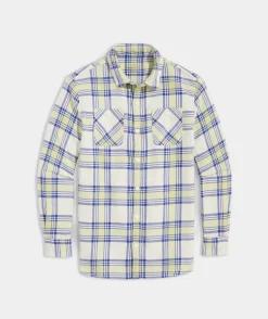 Boys Tattersall On-The-Go brrr Shirt