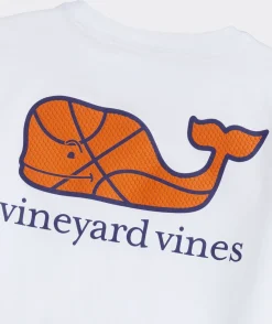 Boys' Basketball Whale Short-Sleeve Pocket Tee