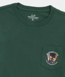 Boys' Cool Sports Fans Long-Sleeve Pocket Tee