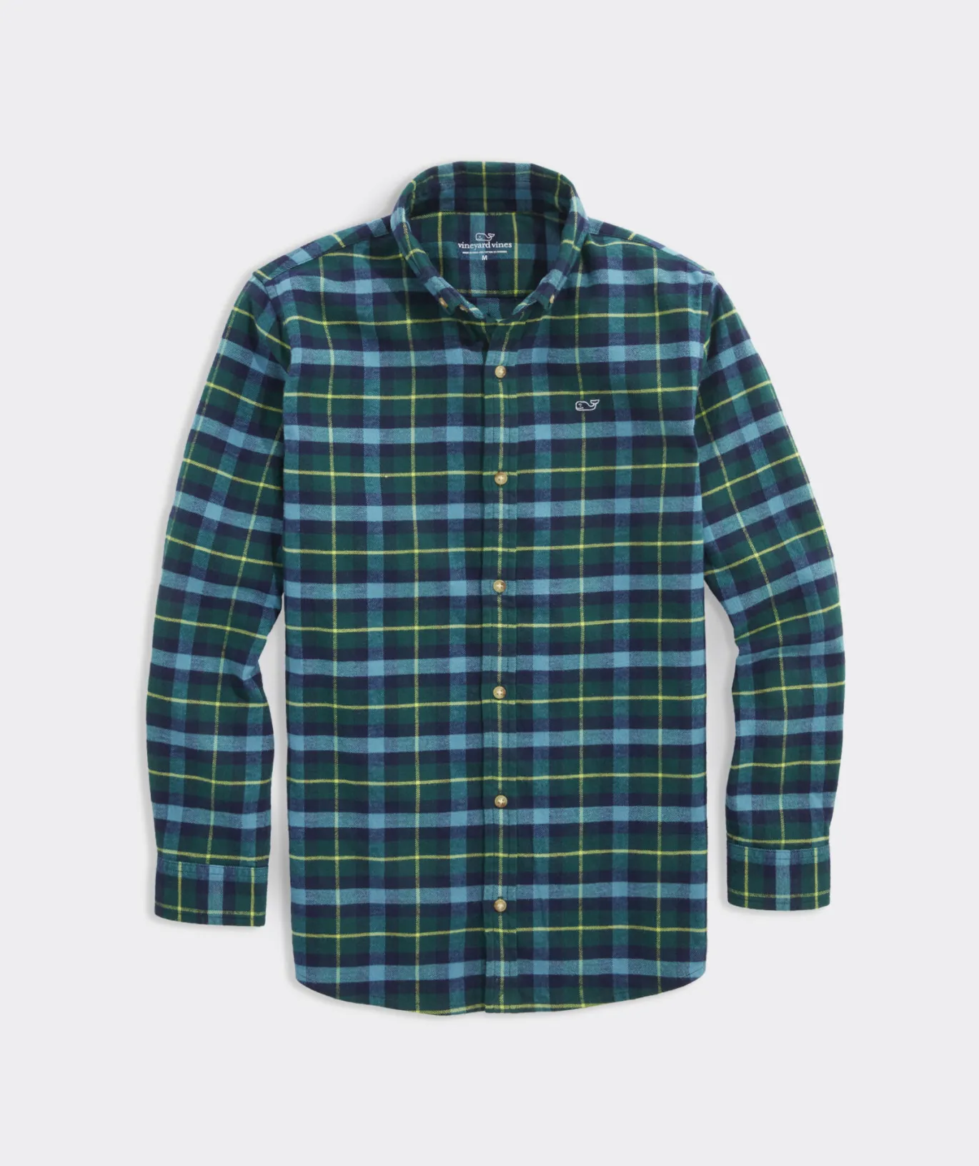 Boys' Cotton Twill Plaid Shirt