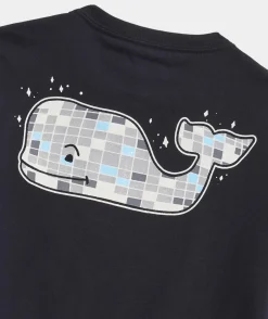 Boys' Disco Ball Whale Long-Sleeve Pocket Tee