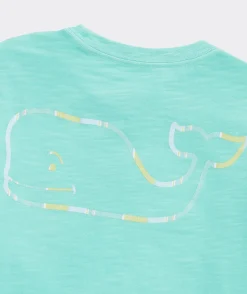 Boys' Dyed Slub Whale Short-Sleeve Pocket Tee