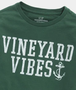 Boys' Football Whale Long-Sleeve Pocket Tee