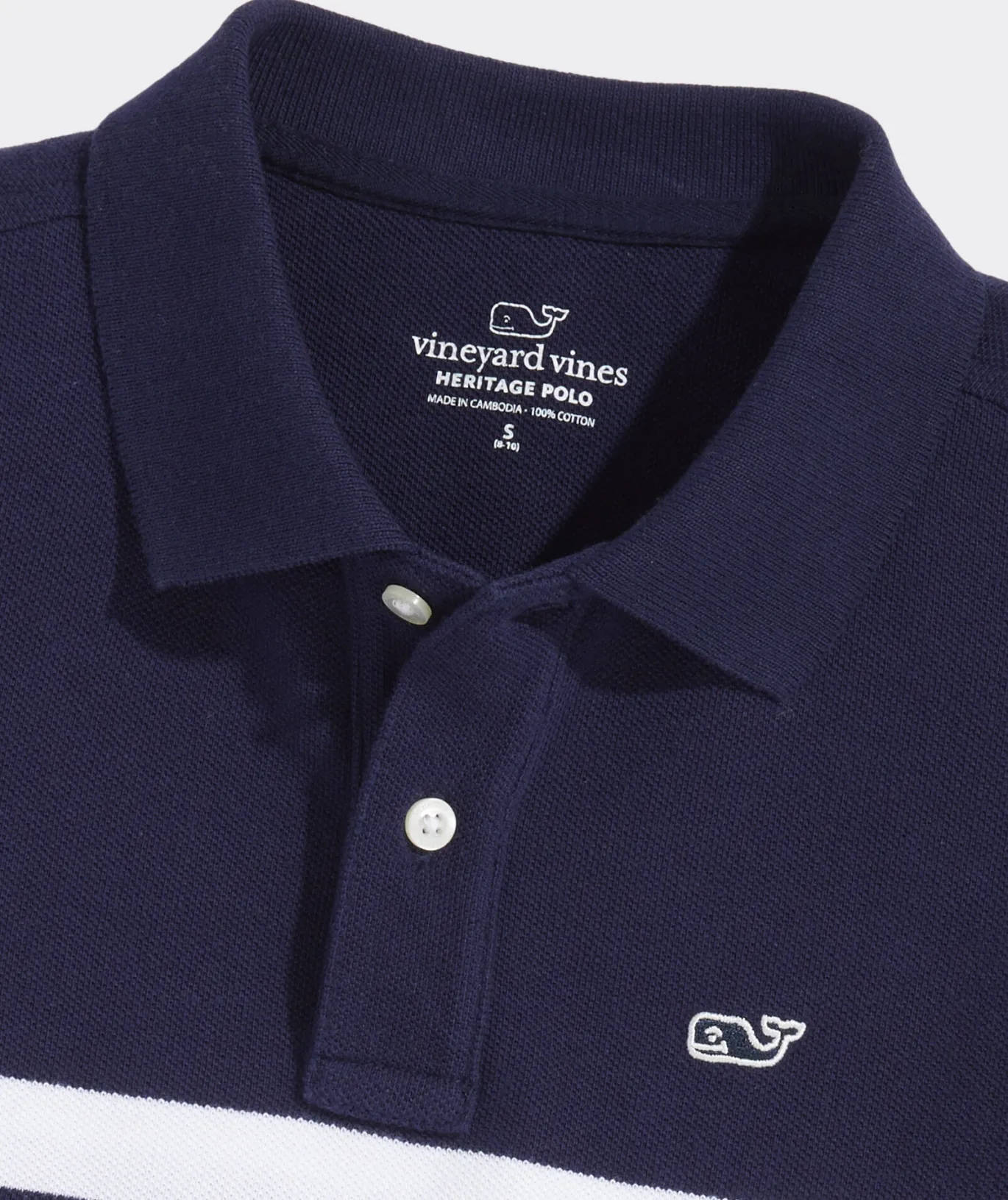Boys' Heritage Tipped Pique Polo