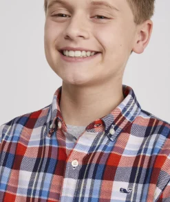 Boys' Lightweight On-The-Go Gingham Shirt