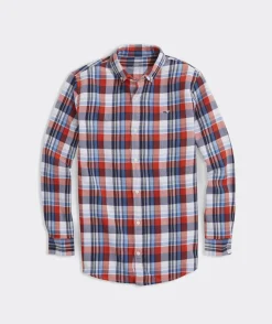 Boys' Lightweight On-The-Go Gingham Shirt
