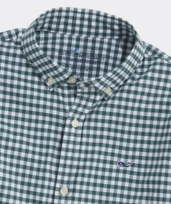 Boys' On-The-Go brrrº Gingham Shirt