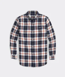 Boys' On-The-Go brrrº Tattersall Shirt