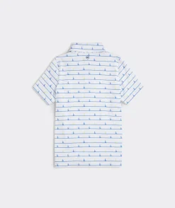 Boys' Printed Sankaty Polo