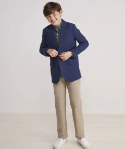 Boys' Stretch Cotton Blackwatch Blazer (8-18)