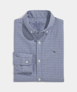 Boys' Stretch Flannel Plaid Shirt