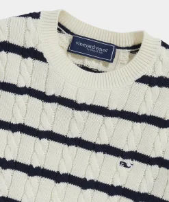 Boys' Whale Embroidered Rollneck Sweater