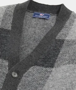 Buffalo Check V-Neck Cardigan