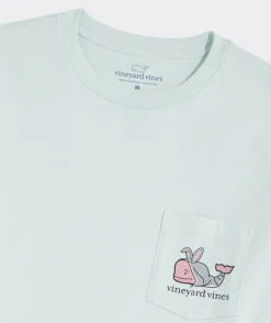 Bunny Suit Whale Long-Sleeve Pocket Tee