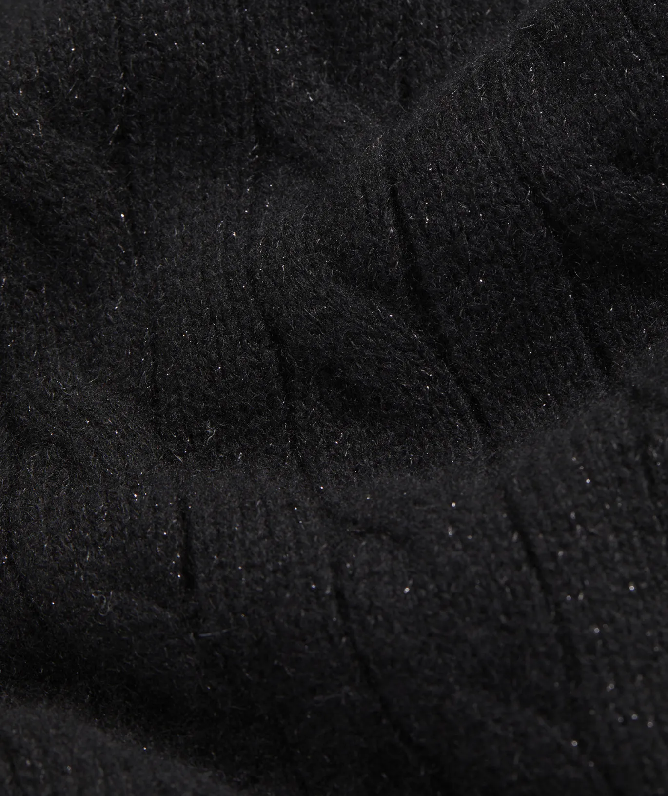 Cashmere Cable Shine Crewneck Sweater