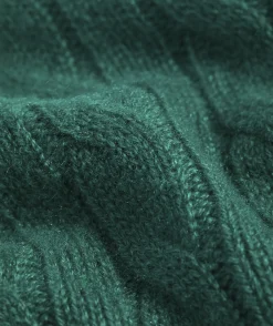Cashmere Classic Cable Crewneck Sweater