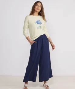 Cashmere Shine Stripe Polo Sweater