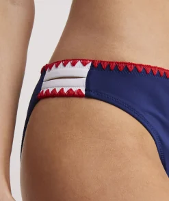 Colorblock Coverstitch Bikini Bottom