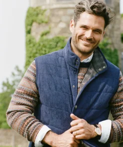 Corduroy Puffer Vest