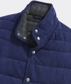 Corduroy Puffer Vest