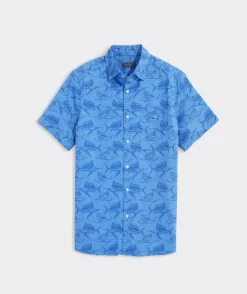 Cotton Short-Sleeve Sailfish Shirt