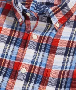 Cotton Twill Plaid Shirt