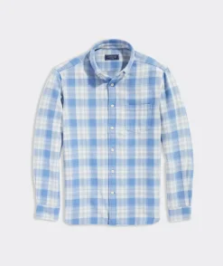 Cotton Twill Plaid Shirt