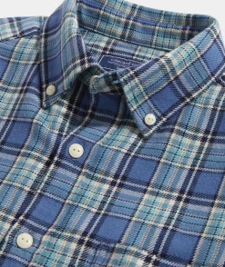 Cotton Twill Plaid Shirt
