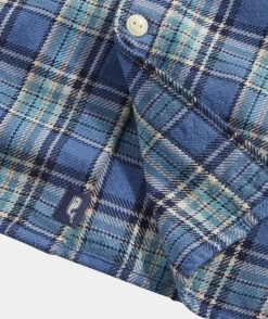 Cotton Twill Plaid Shirt