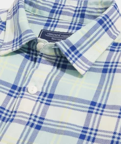 Cotton Twill Plaid Shirt