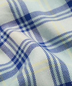 Cotton Twill Plaid Shirt