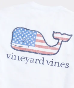Flag Whale Short Sleeve Pocket Tee