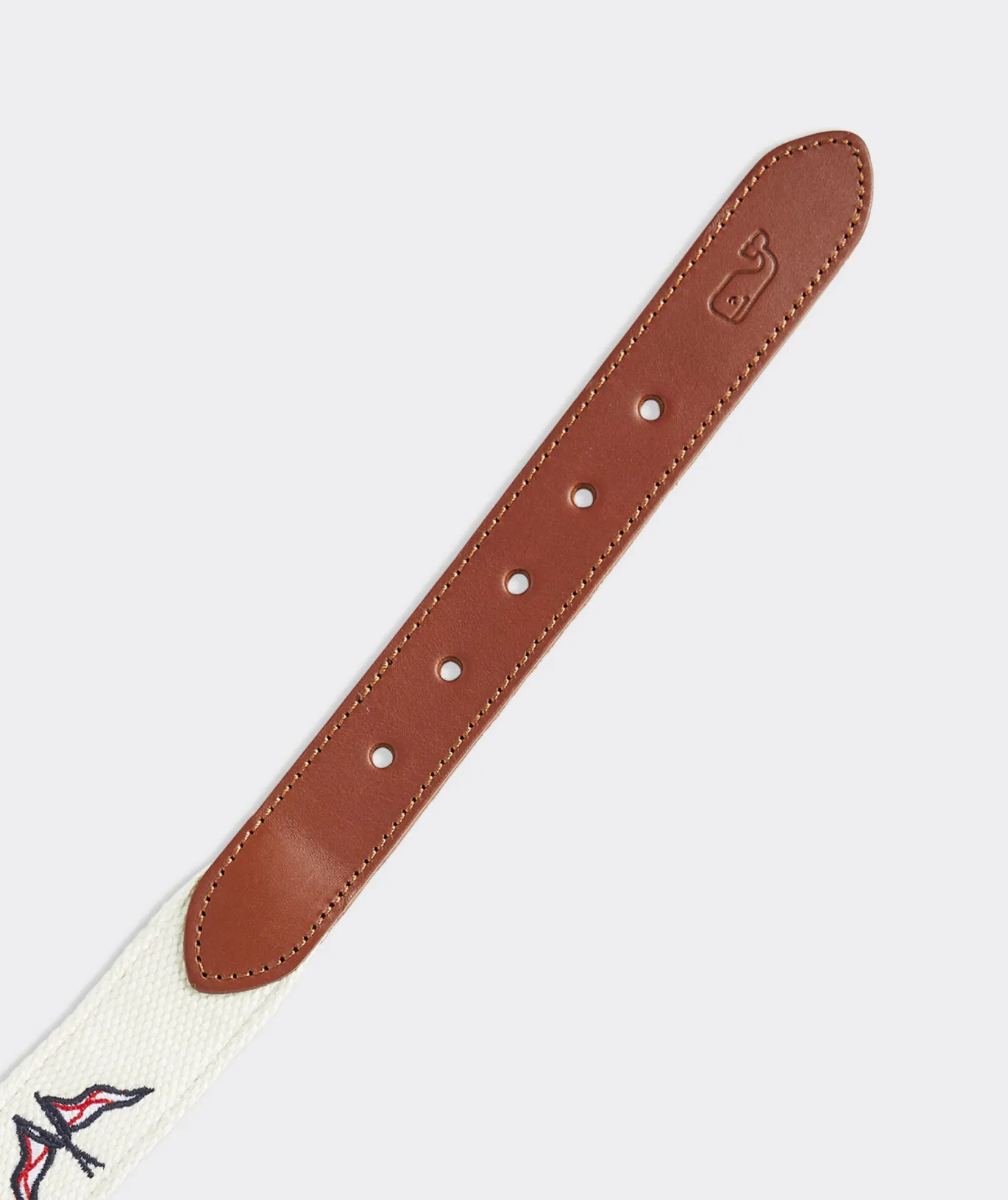 Flags Embroidered Canvas Club Belt