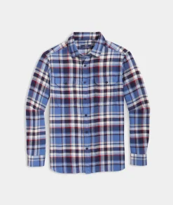 Flannel Plaid Herringbone Workshirt