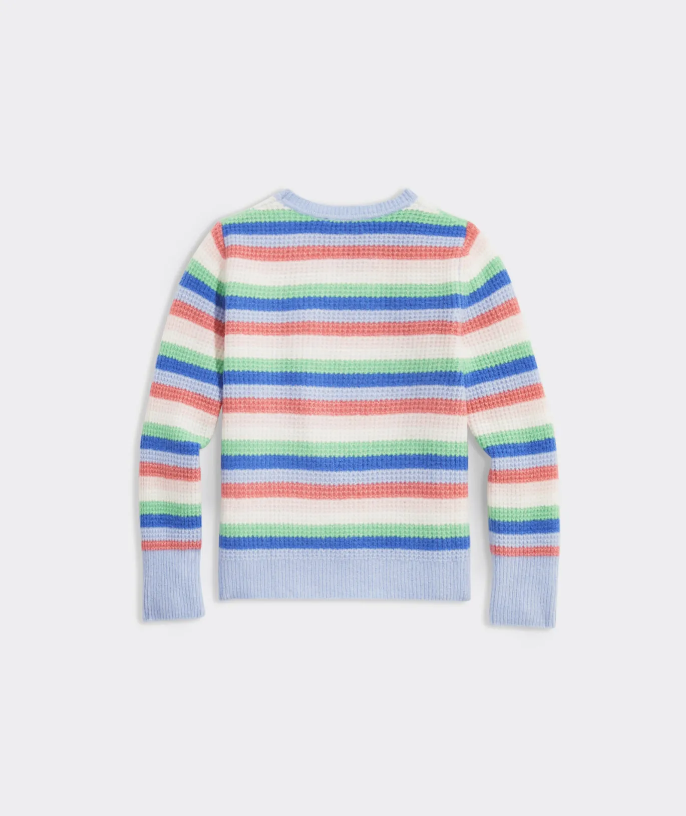 Girls' Breton Stripe Mockneck Sweater
